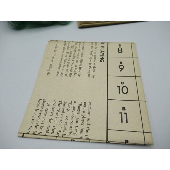 Somerville Bingo Game Made in Canada Complete 18 Card Set Chips - Picture 5 of 9